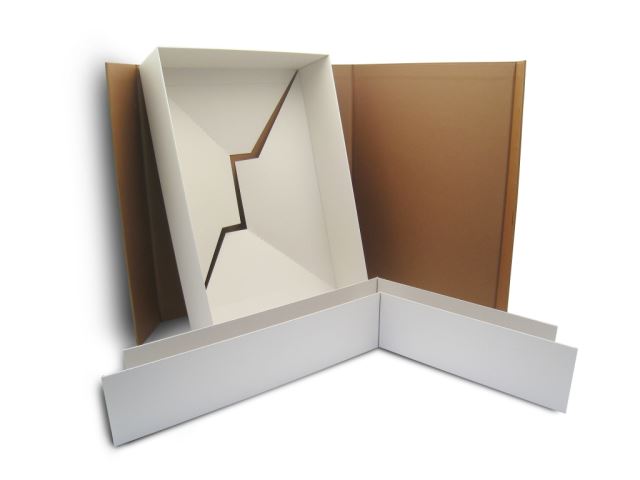 Flat-Delivered Book Style Rigid Box w/ Magnet Closure