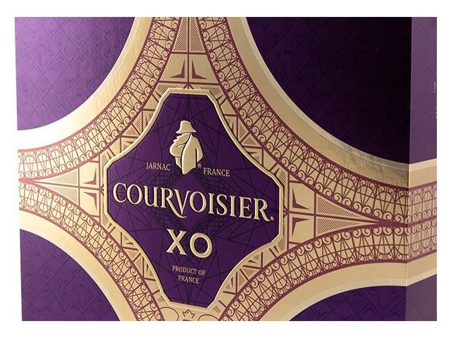 Courvoisier VSOP Lift-Off Box ( Rectangle ) w/ Embossing & Hot Stamping