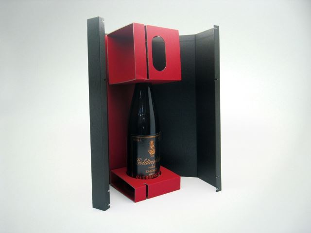 Flat-Pack Single Bottle Set-Up Box