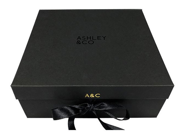 Ashley & Co 蝶結び平式のアロマスハードカバーボックス